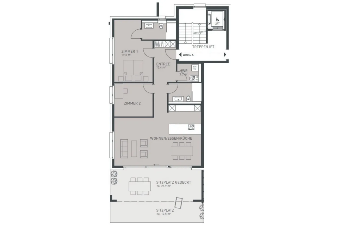 First Rental | New Construction Quality & Ownership Standard | Dream Garden Terrace (44 m²) to Enjoy - Photo 5 of 12