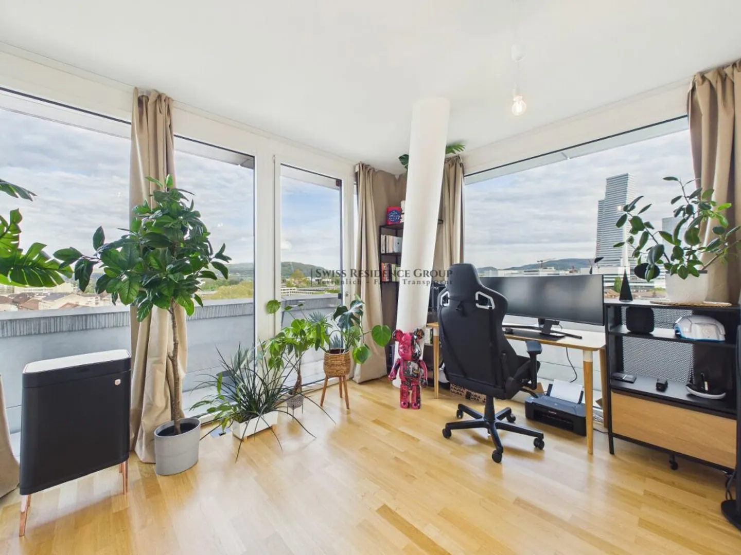 Skyline-Wohnung | 9. Etage mit Blick über ganz Basel - Photo 3 sur 13