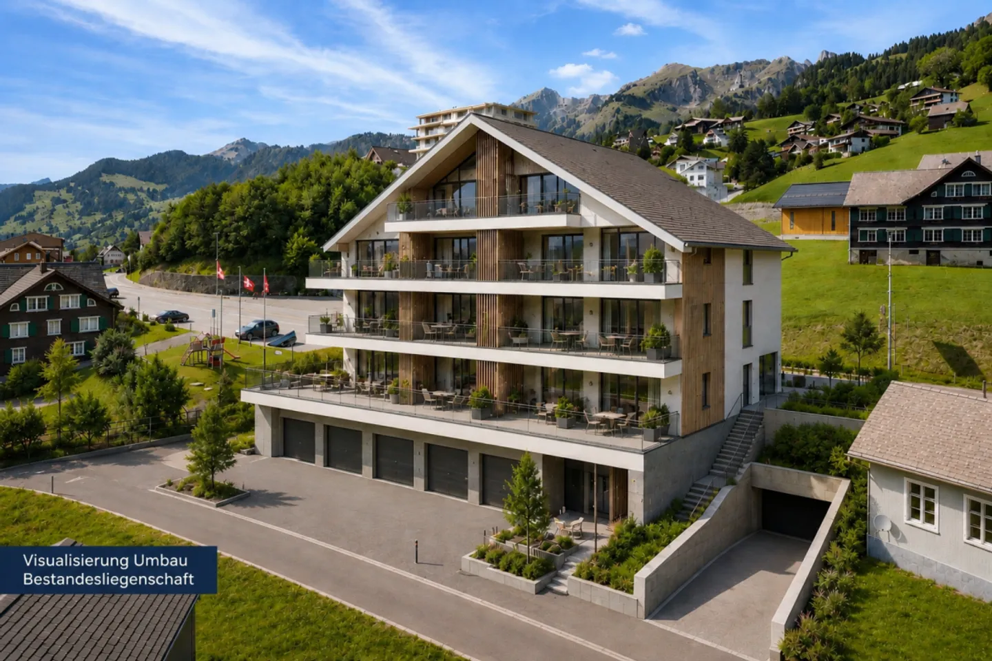 VIEL POTENZIAL AN BESTER LAGE: HOTEL TOGGENBURG MIT TRAUMAUSSICHT UND IDEALER STRUKTUR - Foto 2 von 13