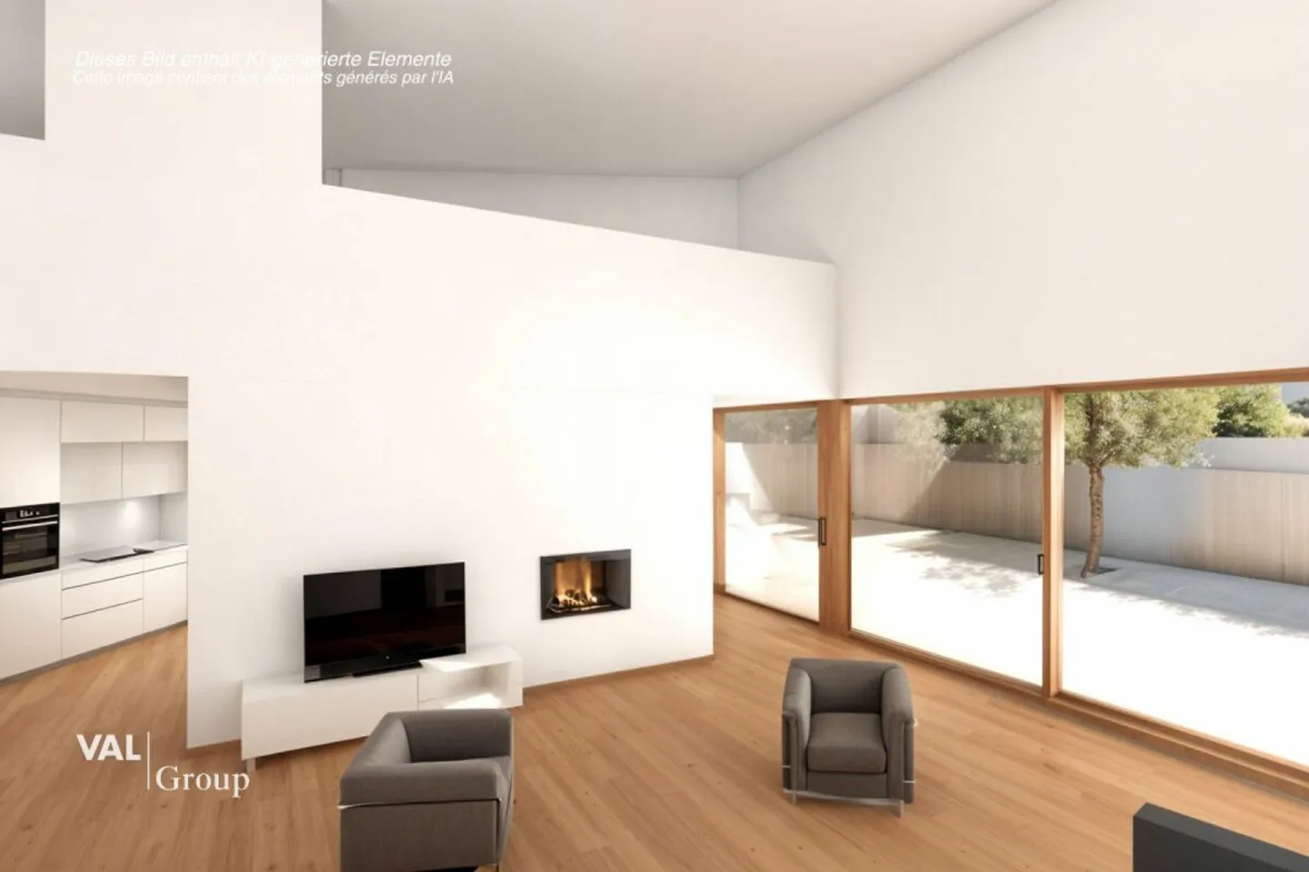 Genehmigtes Einfamilienhaus Grundstück - Foto 3 von 11