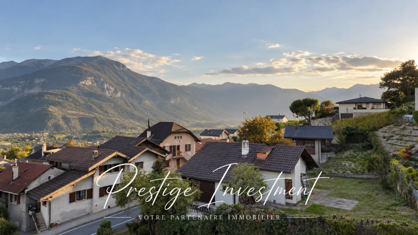 VILLA - CHALET MIT 4,5 ZIMMER - VEYRAS - Foto 2 von 12