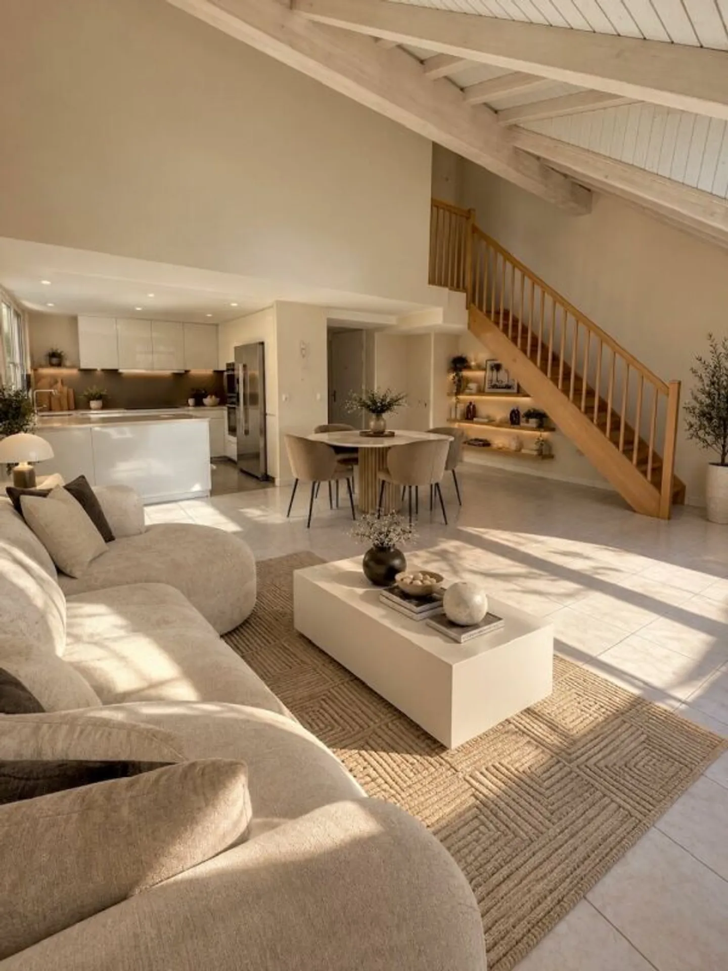 Very beautiful bright and spacious 5-room duplex in Plan-les-Ouates with additional independent space - Photo 1 of 12