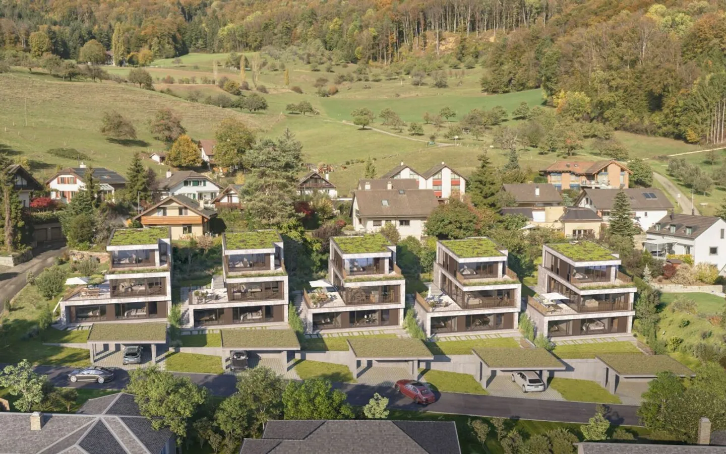 Neubau: Freistehendes Einfamilienhaus mit Panoramablick und vielseitigen Nutzungsmöglichkeiten - Foto 2 von 6