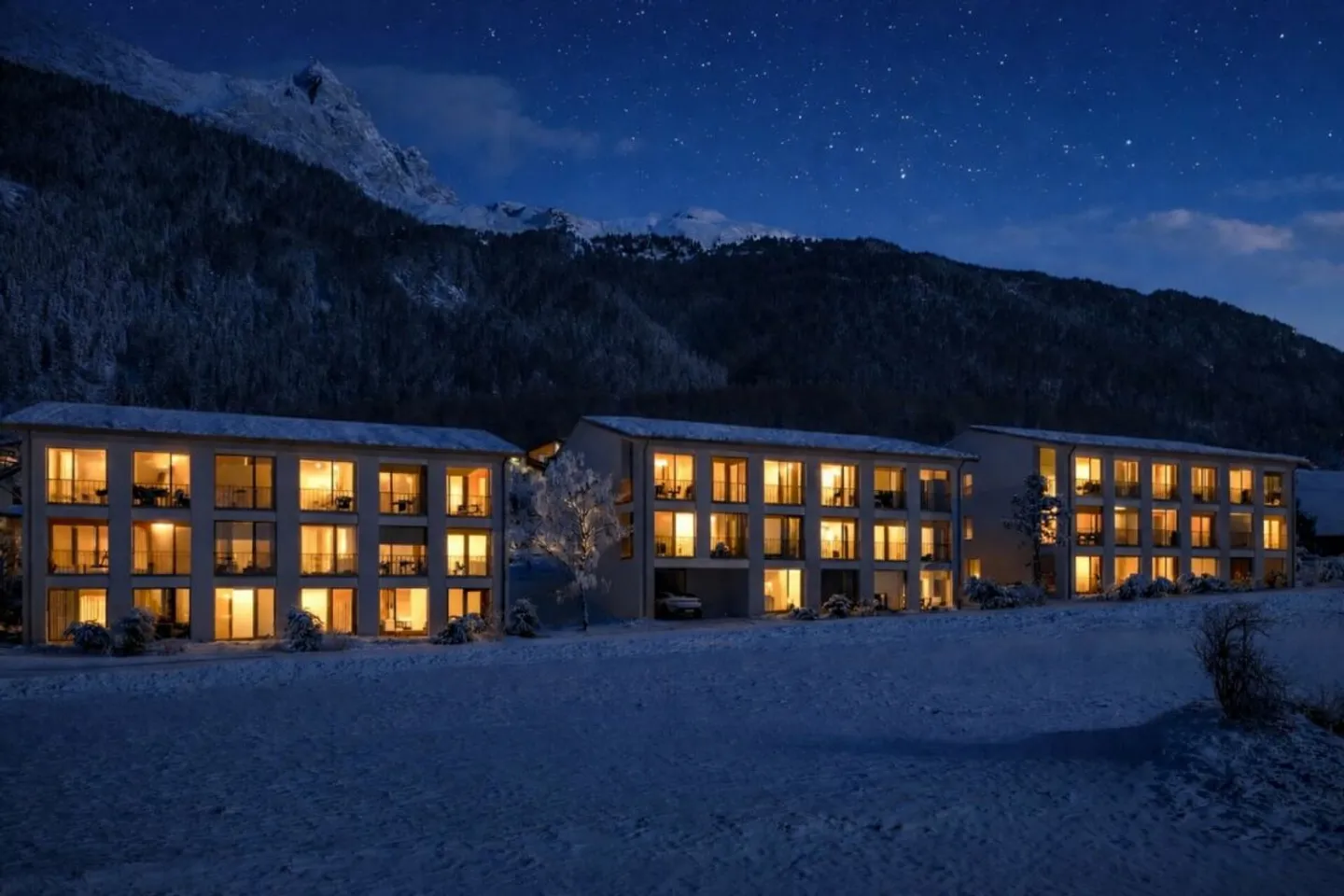 Newly built 4.5 room penthouse (primary residence) - Photo 1 of 7