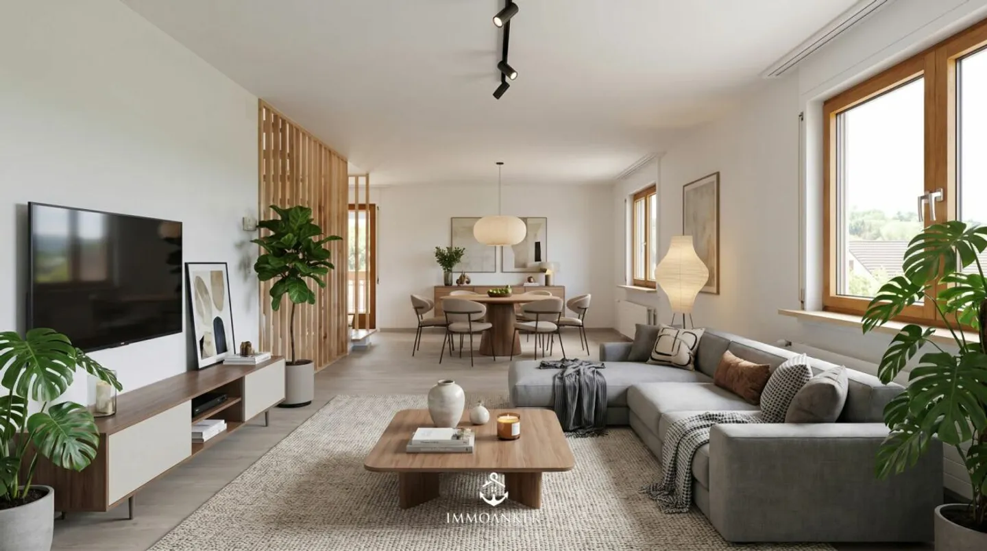 Maison individuelle de 6,5 pièces fraîchement rénovée avec pente sud et vue dégagée à Füllinsdorf - Photo 2 sur 13