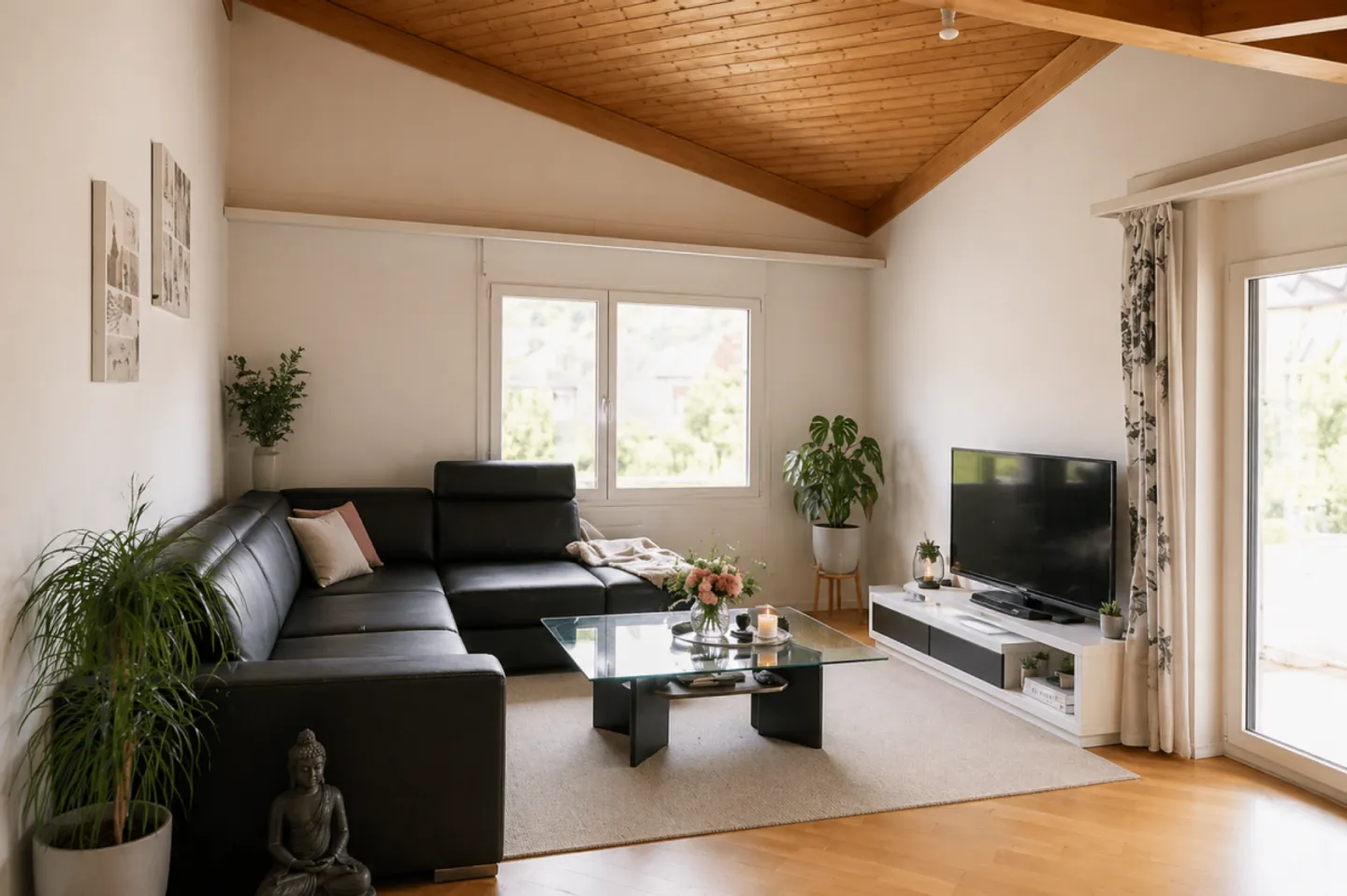 Appartement en duplex de 5,5 pièces sous les toits - Photo 1 sur 13