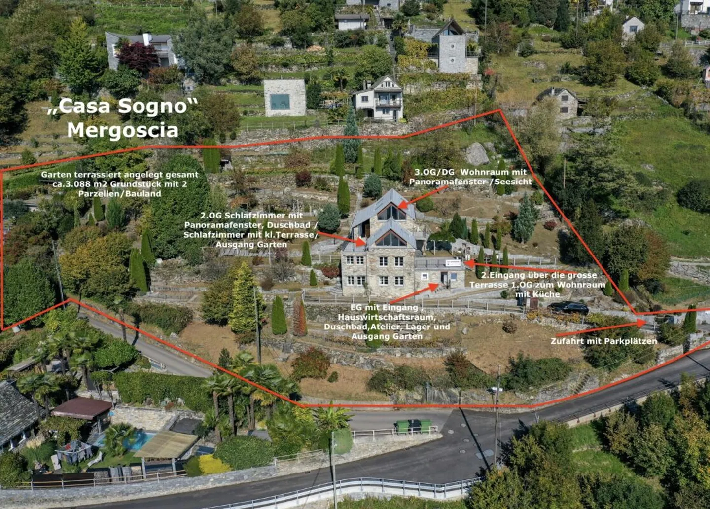 Affascinante casa in pietra ristrutturata con grande giardino e terreno edificabile separato - Foto 4 di 13