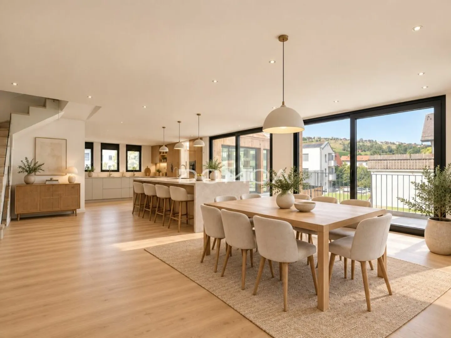 Exceptional 6.5-room triplex in the heart of a renovated farmhouse - Photo 3 of 13