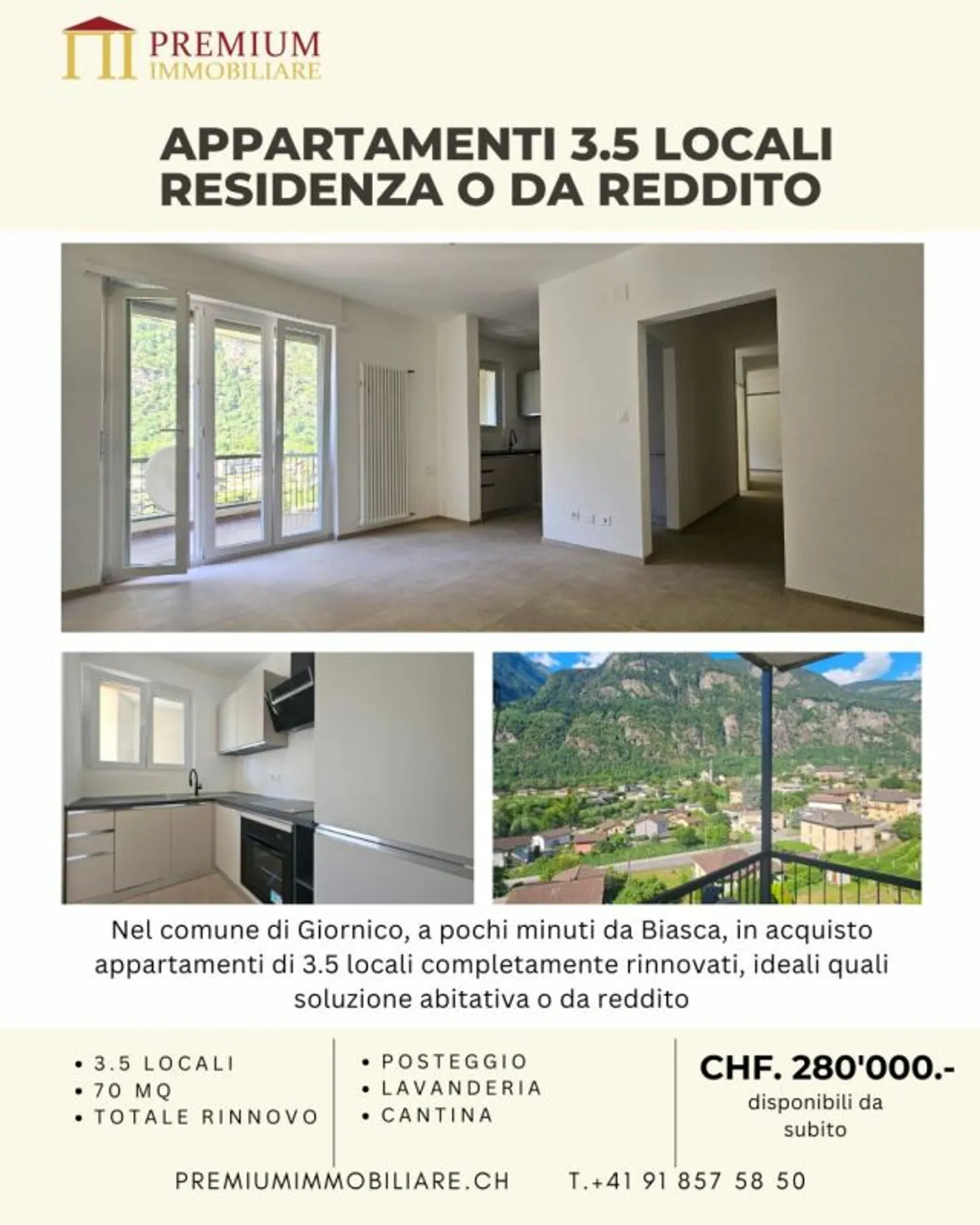 INTERESSANTI APPARTAMENTI 3.5 LOCALI - Photo 1 of 11
