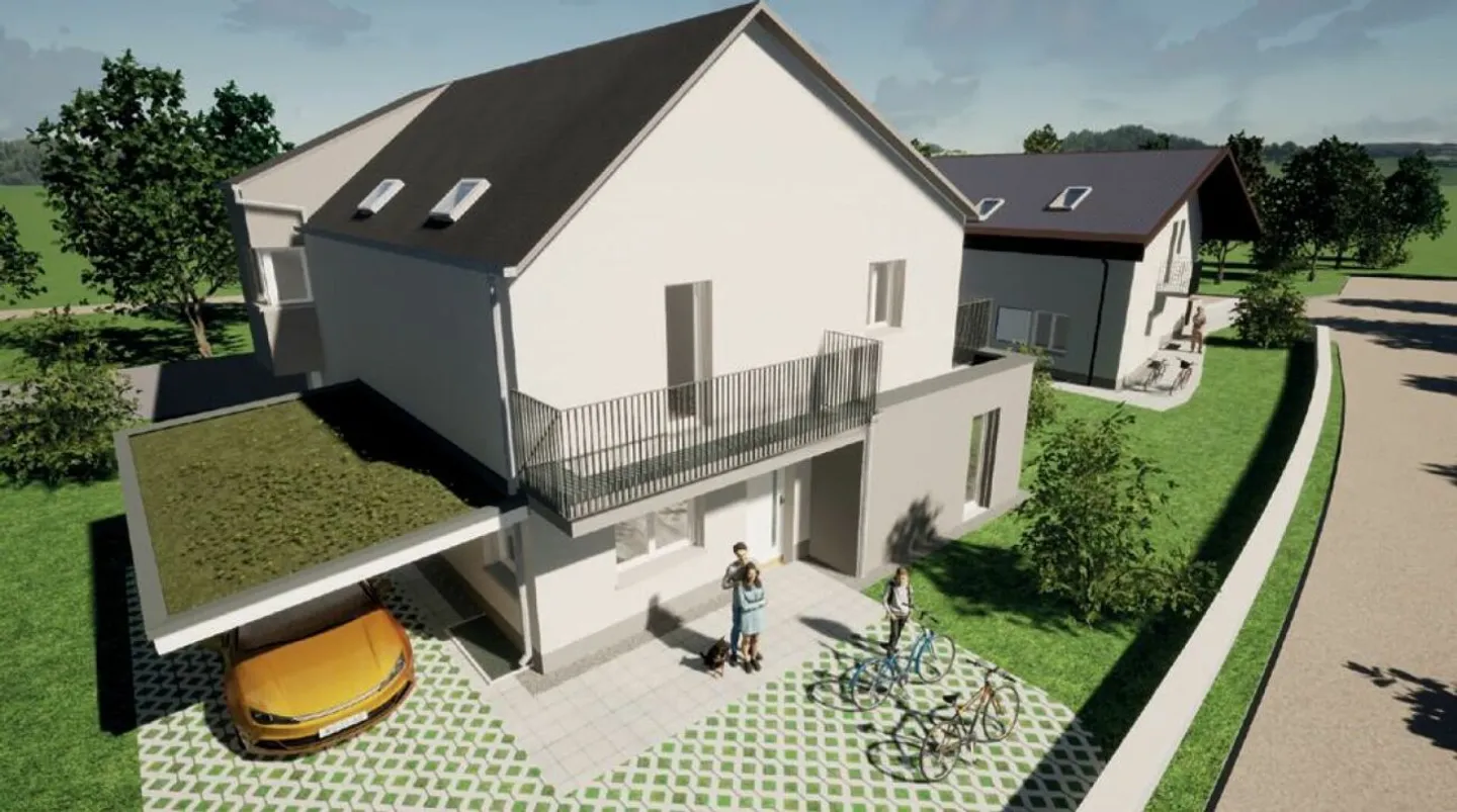 Maison individuelle moderne avec 6,5 pièces, carport et place de parking - Photo 2 sur 6