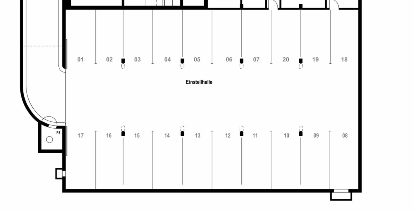 Underground parking space for rent on Bahnhofstrasse - Photo 3 of 3