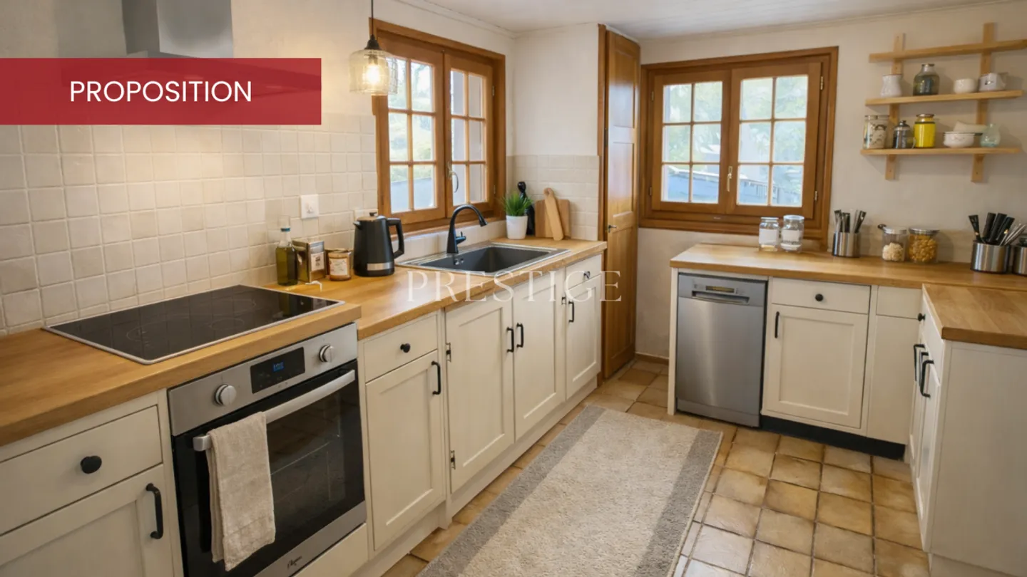 Chalet autentico con vista panoramica - 5½ locali su 9'000 m² di terreno - Foto 5 di 13