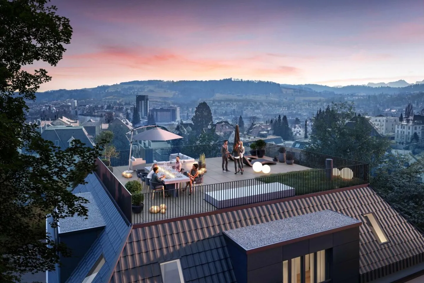 IN COSTRUZIONE: Gioiello unico con vista sulla città a 360°: Nuova costruzione - Appartamento di 4,5 stanze con soffitti alti e interni lussuosi - Foto 2 di 8