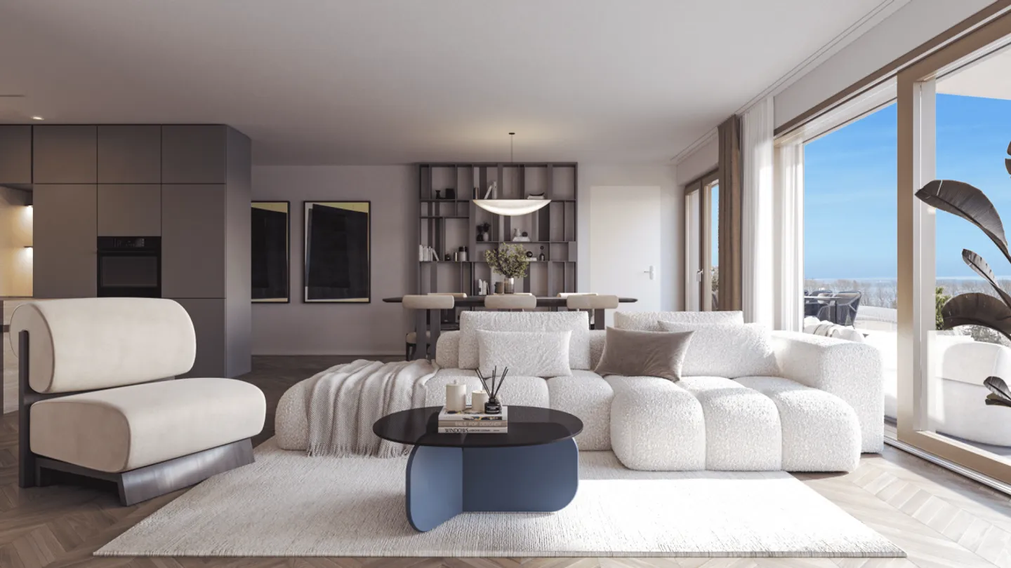 Nuova costruzione: Appartamento moderno di 4,5 stanze con balcone/terrazza - posizione tranquilla vicino al Lago di Costanza - Foto 3 di 12