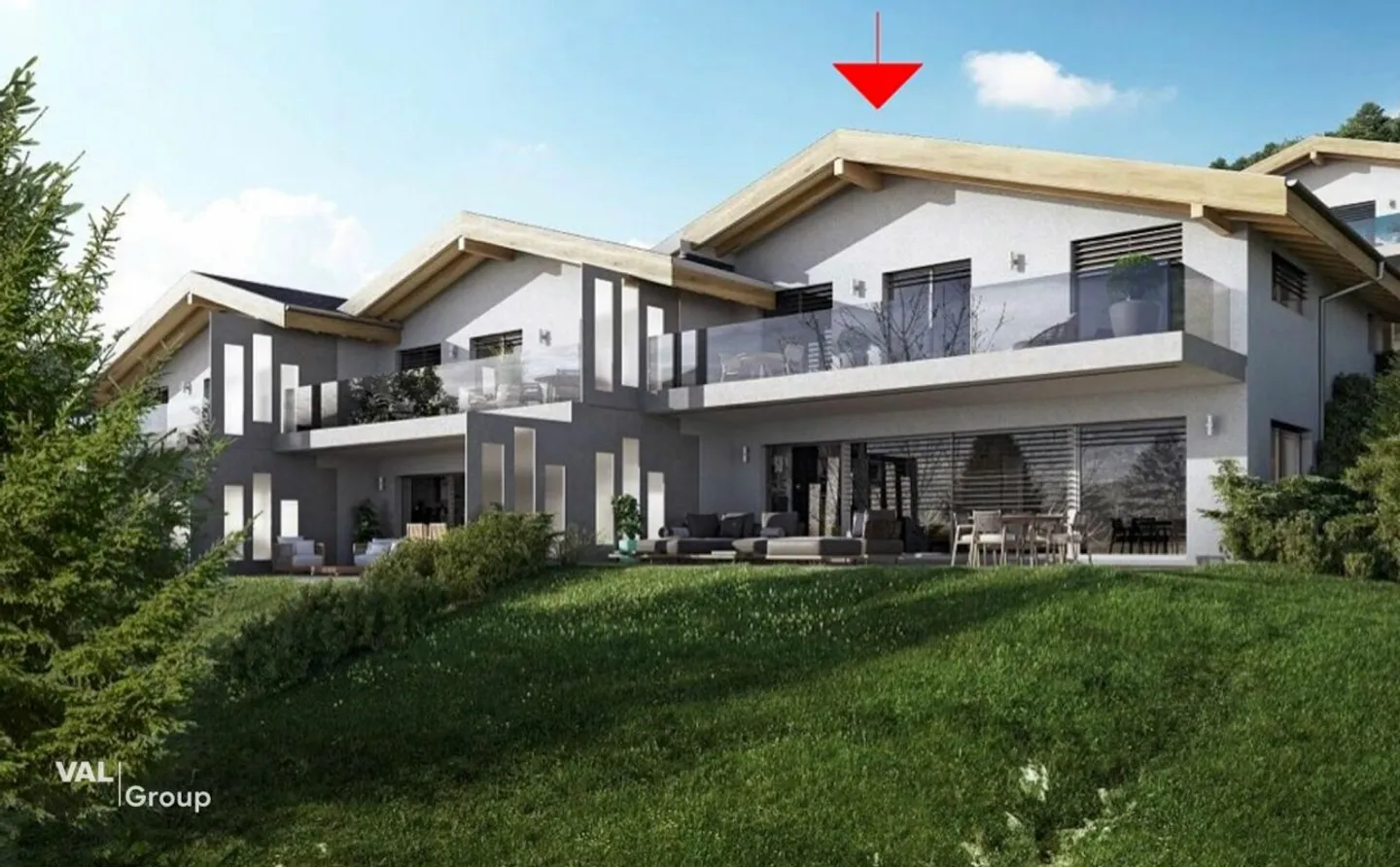 Villa contemporanea con vista panoramica sulla pianura del Rodano - Foto 3 di 13