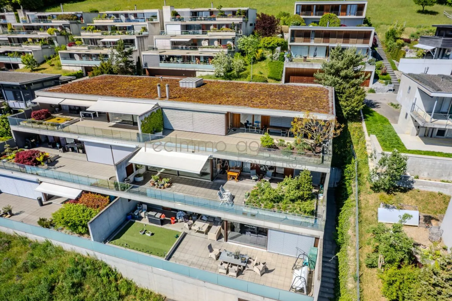 Exklusive Terrassenwohnung mit Aussicht - Foto 4 von 12