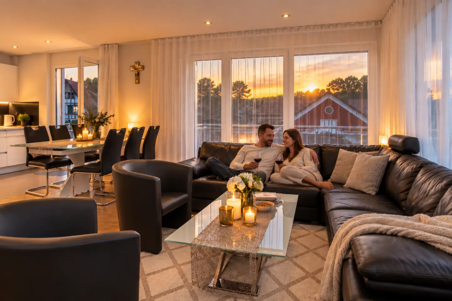 Above the rooftops of Herisau - exclusive 5.5-room penthouse apartment with two terraces and private lift access - Photo 5 of 13