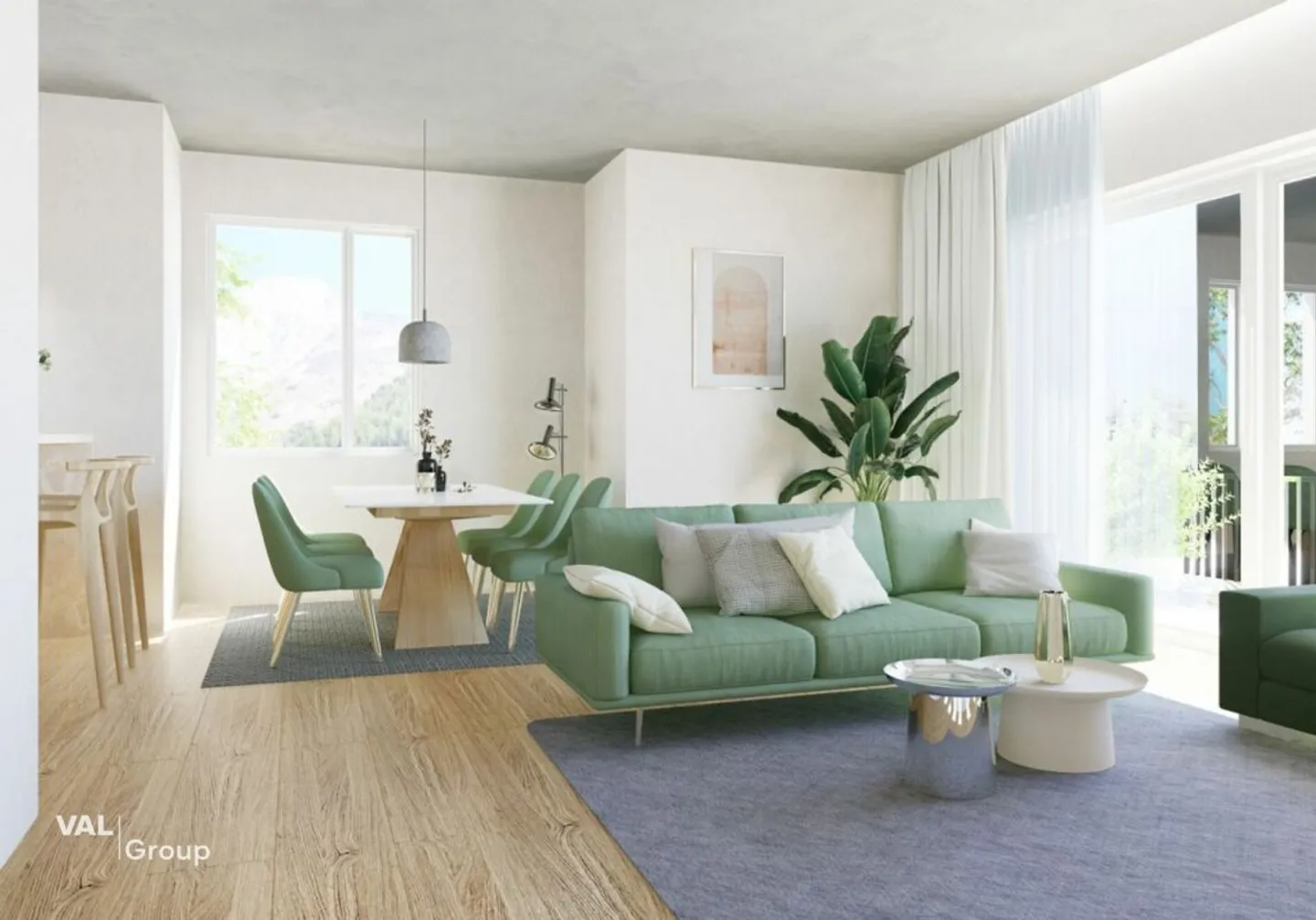 Exklusive Attikawohnung mit alpinem Charme - Foto 3 von 9