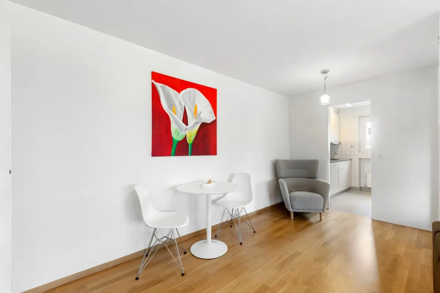 Charmante 3-Zimmer-Gartenwohnung mit sonnigem Sitzplatz und freiem Blick ins Grüne - Photo 6 sur 10