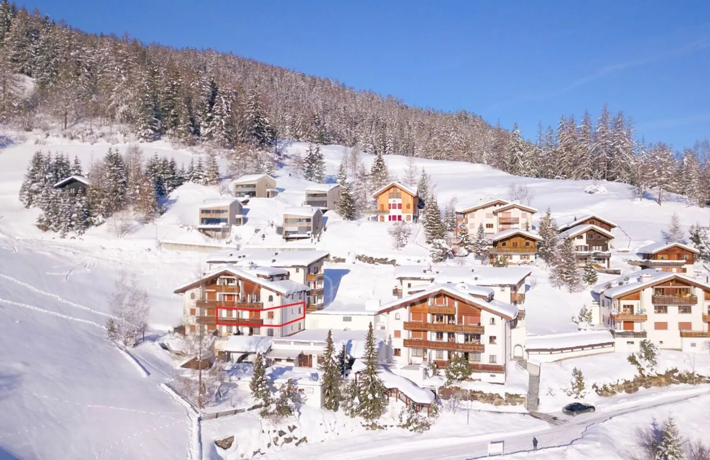 Charmante appartement de vacances 3½ pièces dans un endroit calme avec vue dégagée - Photo 1 sur 8