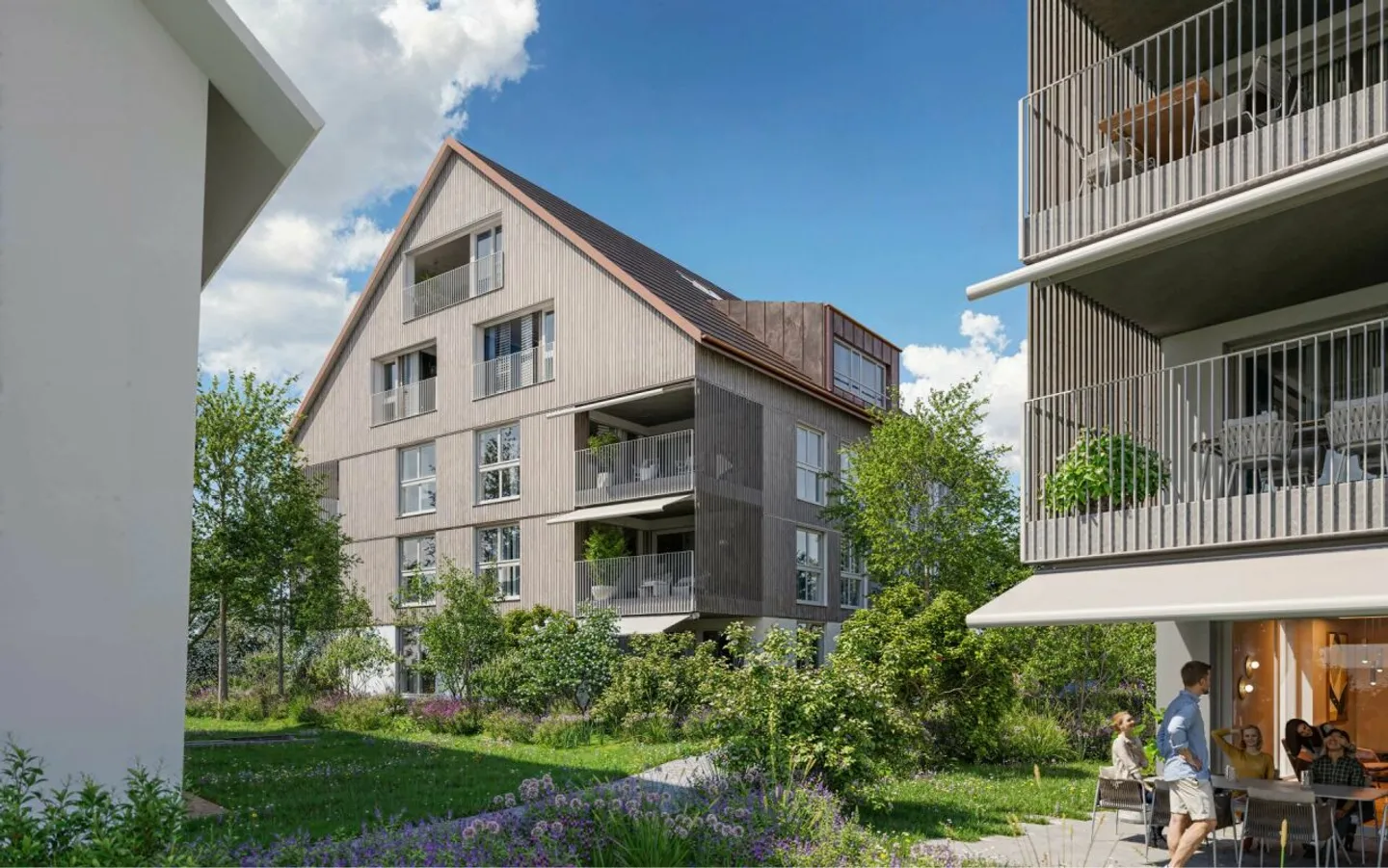 Moderne Reihenhäuser in Knonau - Foto 2 von 3