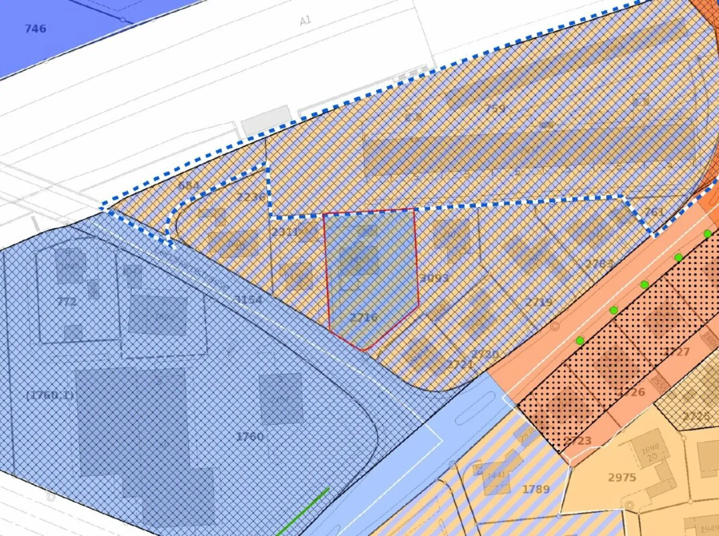 INTERESTING LOCATION FOR YOUR PROJECT! 1,068 m² Building Land - Photo 5 of 5