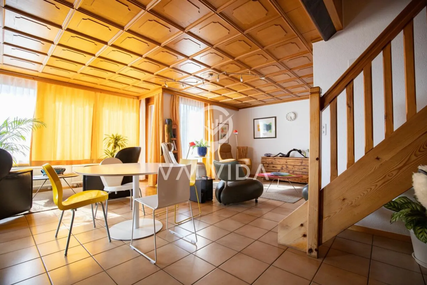 Charmante appartement duplex 3.5 pièces avec vue imprenable à Albinen - Photo 6 sur 13