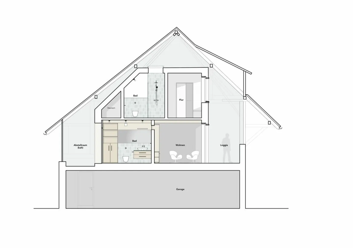 Prima occupazione appartamento duplex di 4.5 locali - Foto 8 di 9