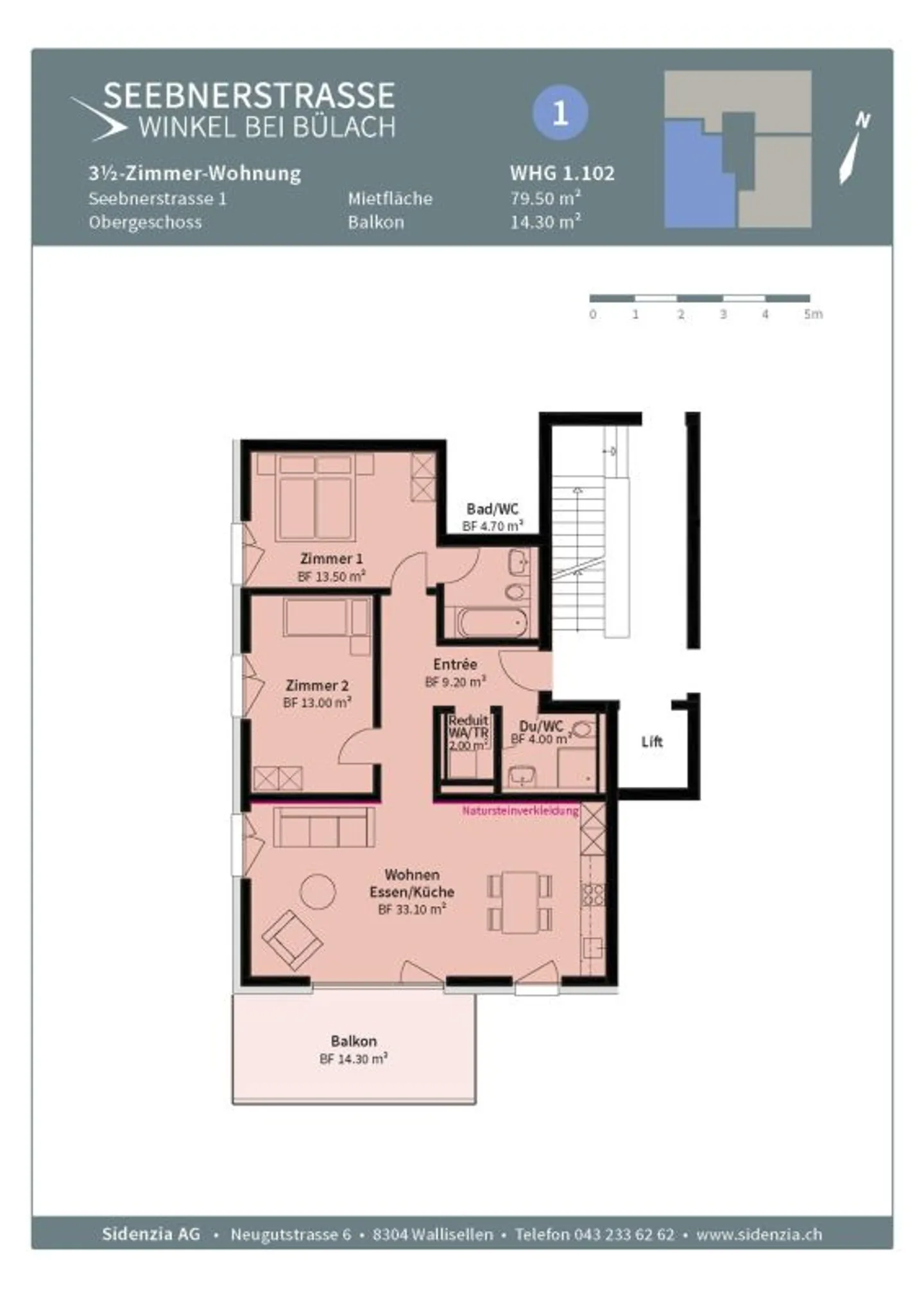 Stilvolles modernes Apartment in Winkel - Foto 10 von 10