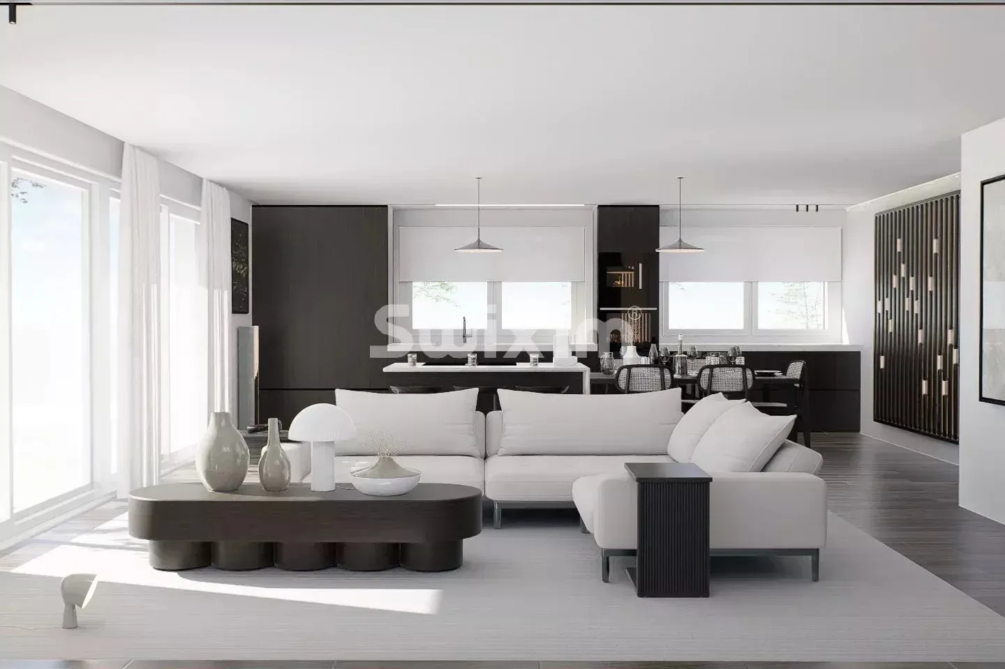 Appartement lumineux avec vue sur le lac - Photo 2 sur 6