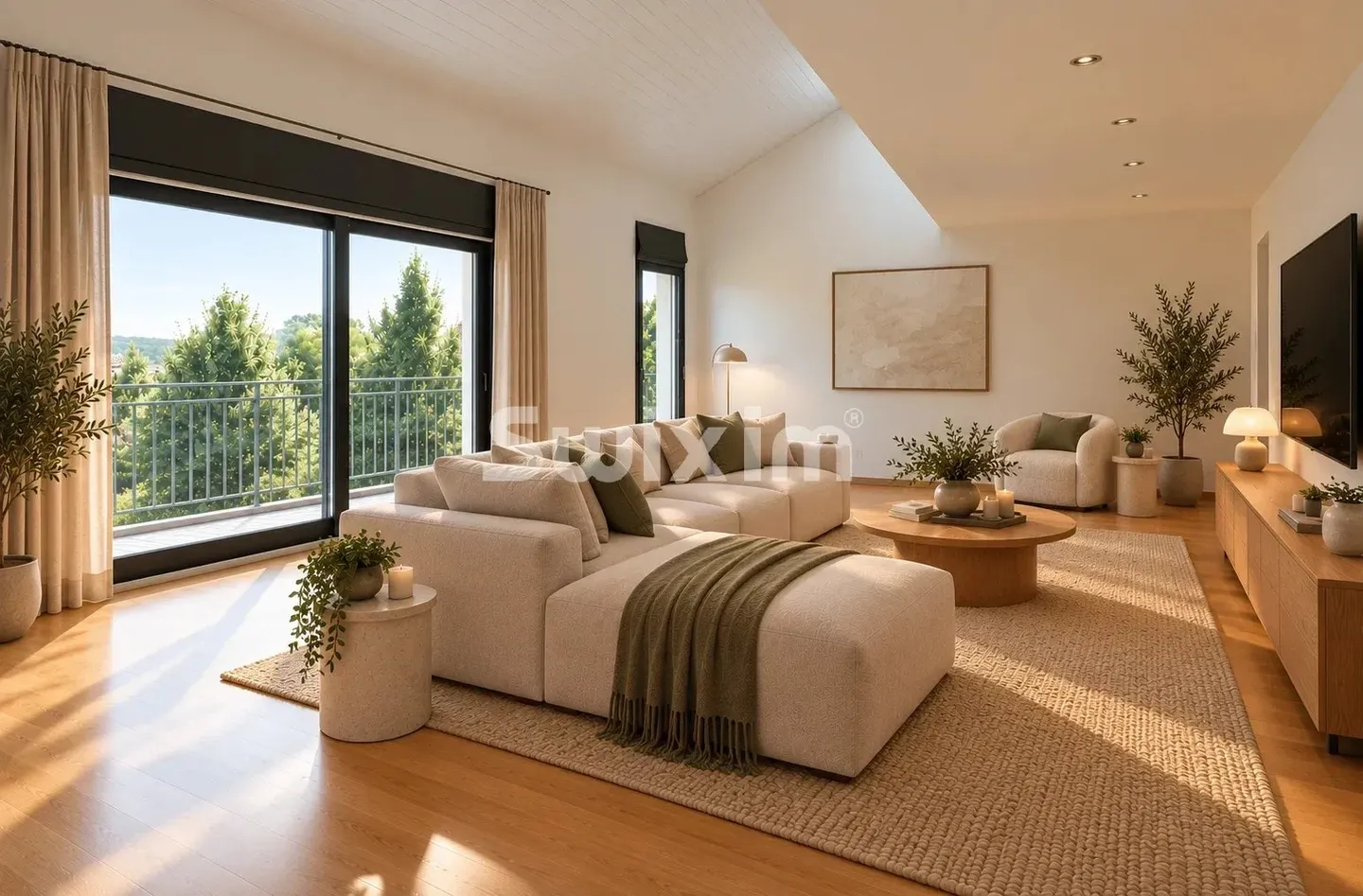 Wunderschöne Penthouse mit großzügigen Volumen - Foto 3 von 12