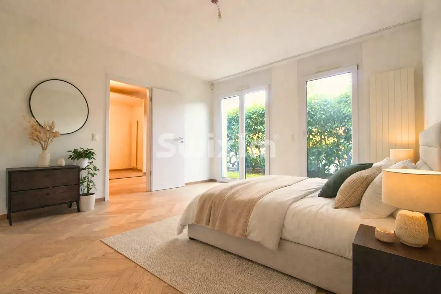 Geräumige Gartenwohnung, die ihre eigene Etage einnimmt - Foto 4 von 6