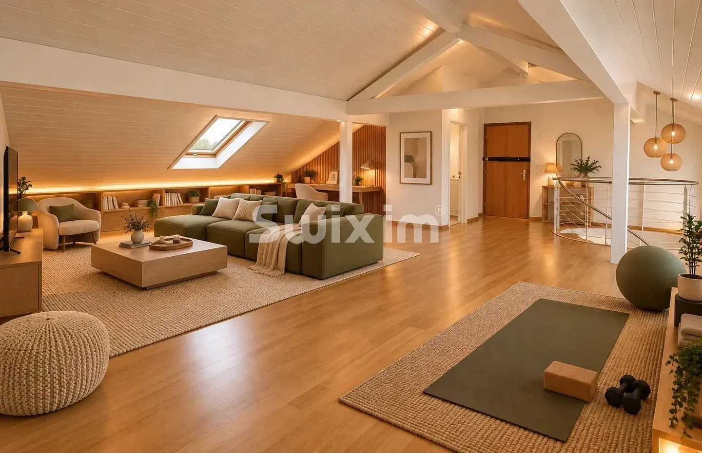 Wunderschöne Penthouse mit großzügigen Volumen - Foto 5 von 12