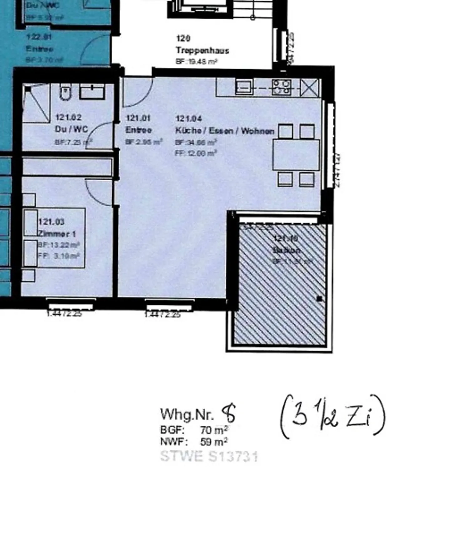 Appartement neuf de 3,5 pièces au 2ème étage - Photo 6 sur 6