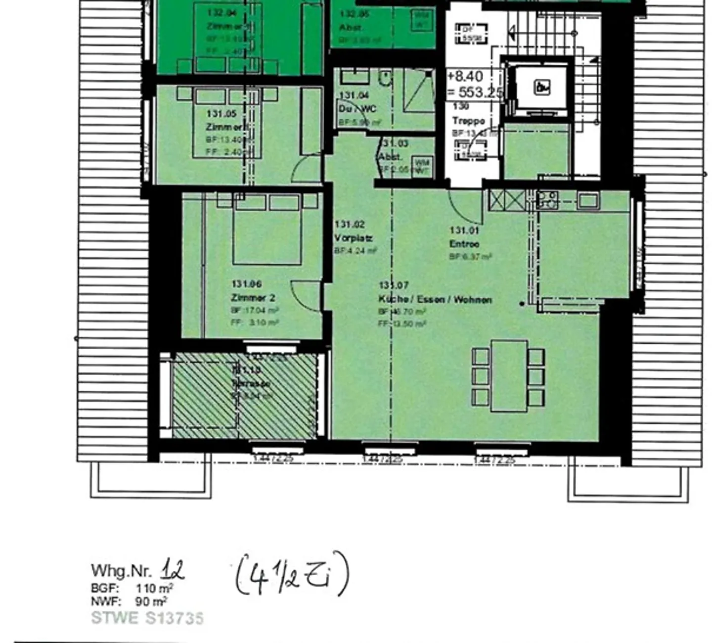 4.5-room new apartment in the attic WHG12 - Photo 13 of 13