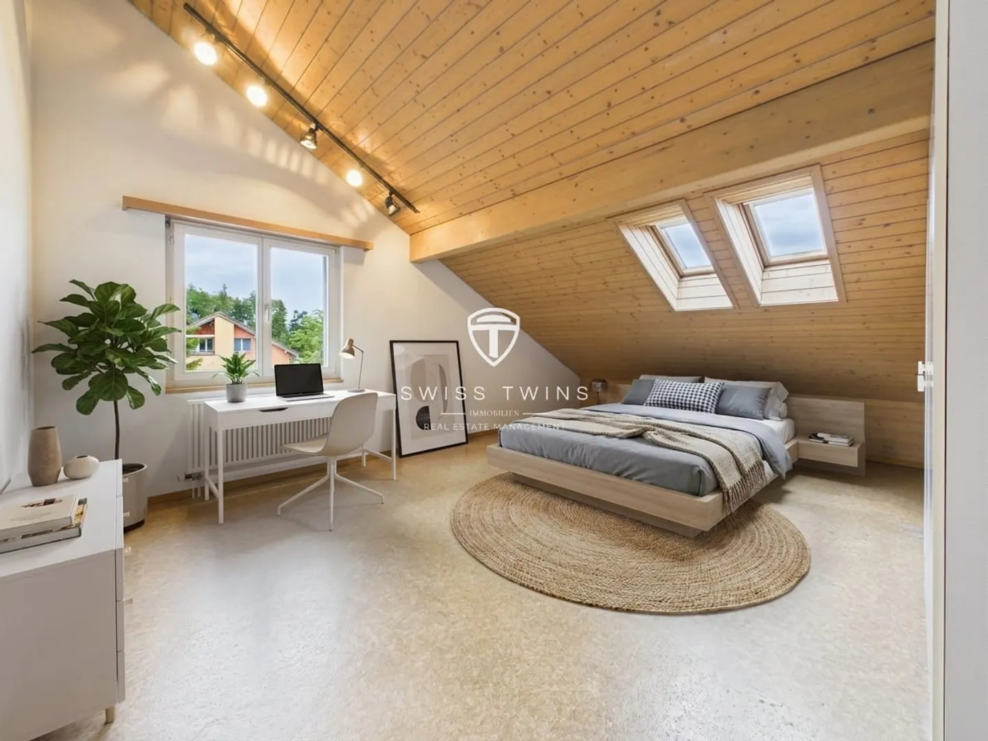 Exclusive 6.5-room penthouse duplex with winter garden & private roof garden in Cham - Photo 9 of 13