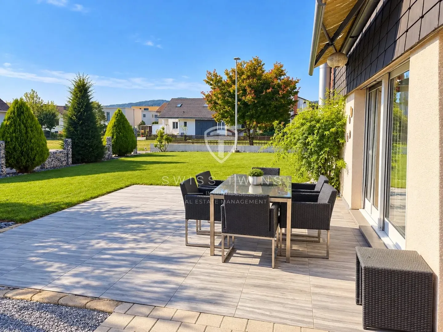 5-Zimmer-Einfamilienhaus mit sonnigem Garten, Cheminée und 4 Parkplätzen in Kleindöttingen - Photo 12 sur 13