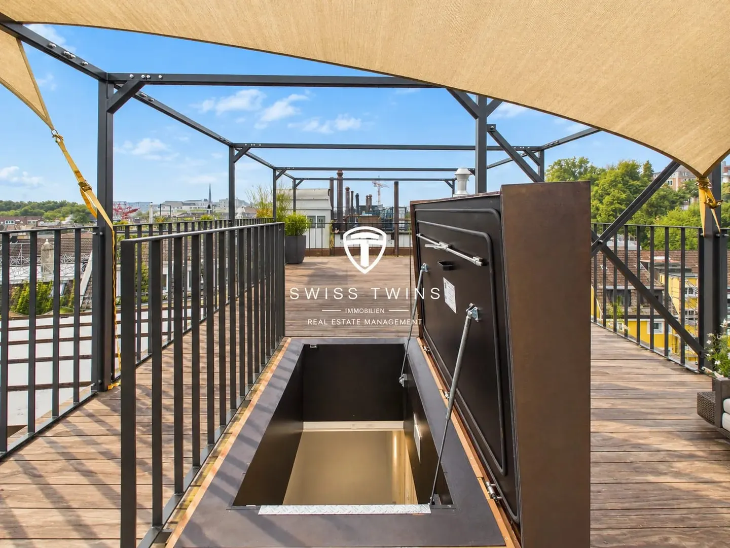 Exklusives Wohnen über den Dächern von Zürich - Stilvolle 2.5-Zimmer-Wohnung mit Terrasse - Foto 9 di 10
