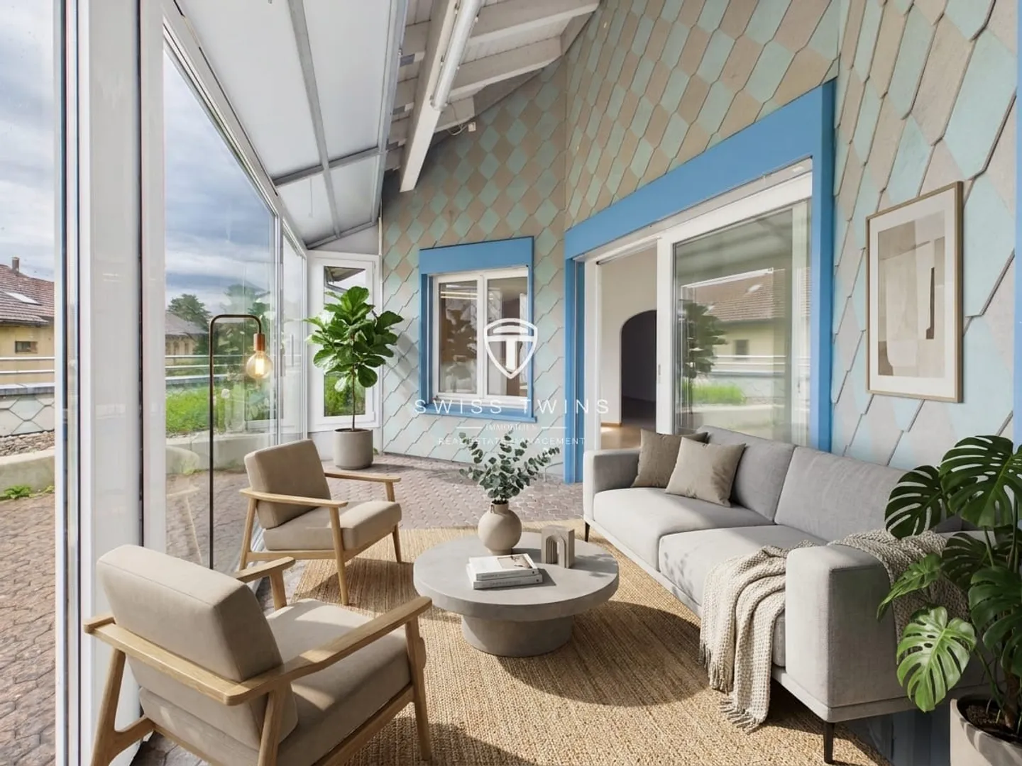 Exclusive 6.5-room penthouse duplex with winter garden & private roof garden in Cham - Photo 11 of 13