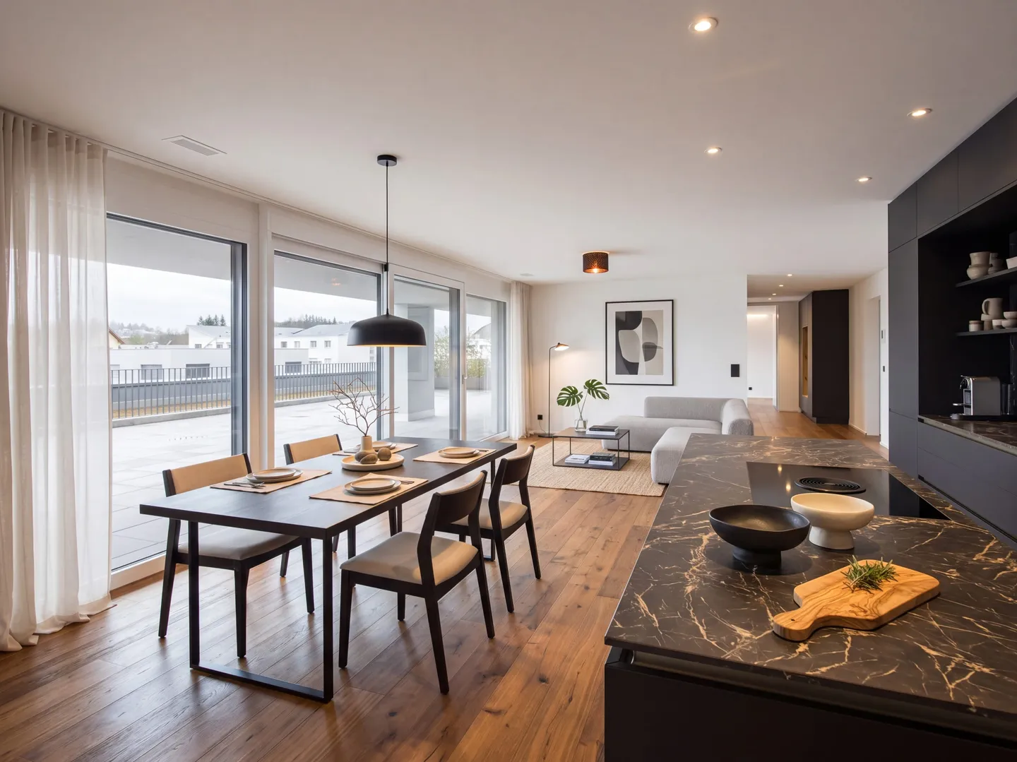 Appartement en terrasse de 3 pièces avec terrasse de 132 m² à Emmen - Photo 1 sur 11