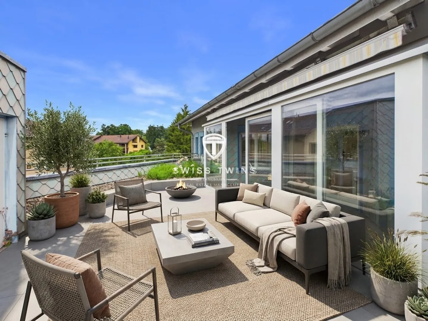 Exclusive 6.5-room penthouse duplex with winter garden & private roof garden in Cham - Photo 7 of 13