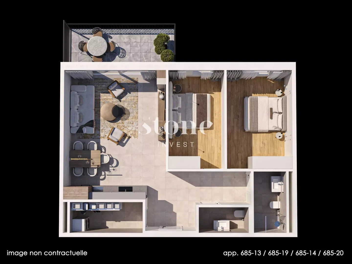 Appartement moderne avec jardin - Photo 7 sur 10