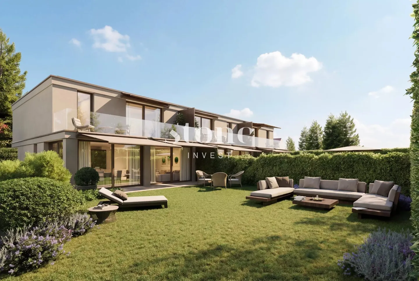 Villa bifamiliare HPE a Chêne-Bourg - Foto 1 di 5