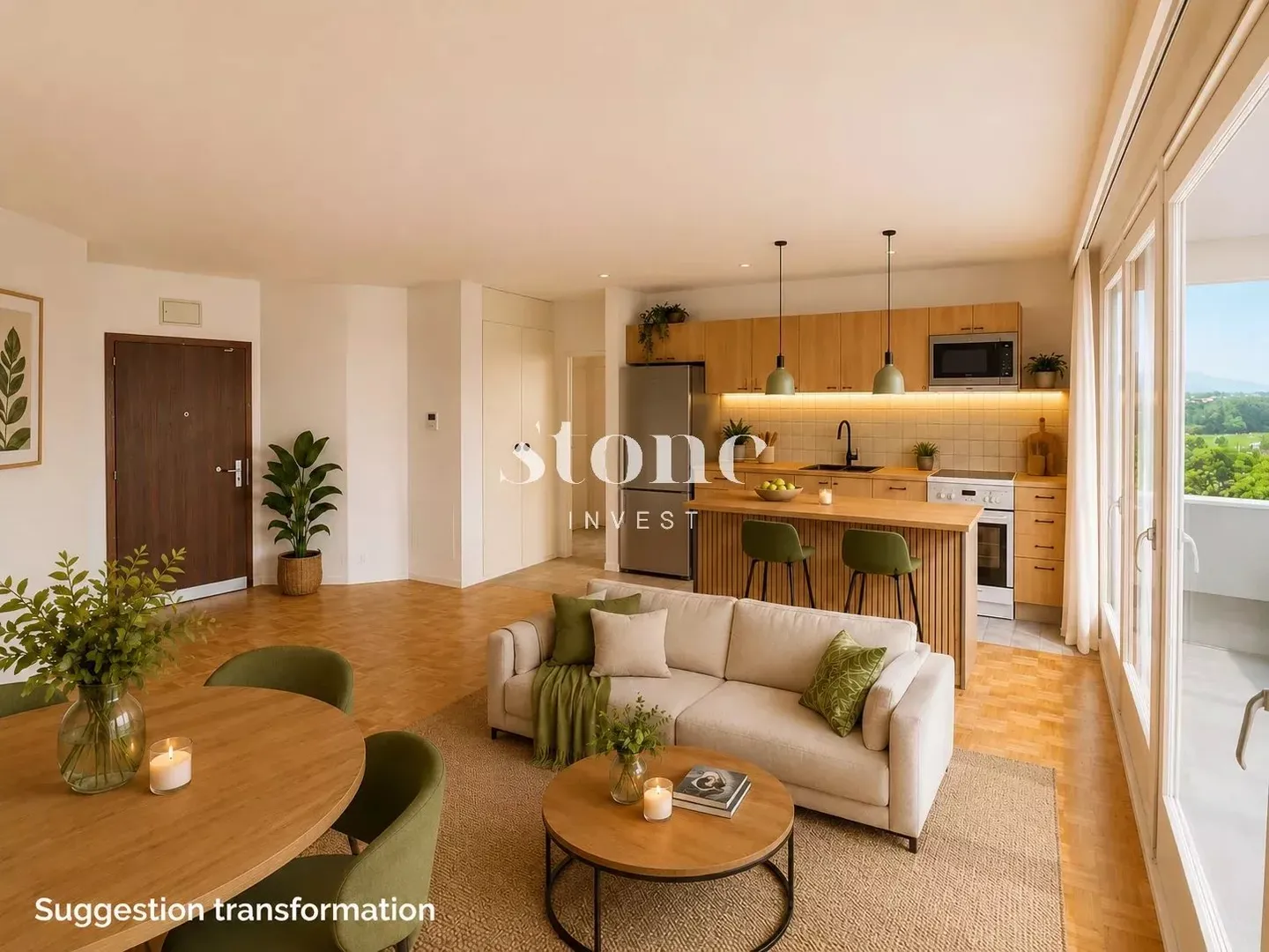 Helle 2-Zimmer-Wohnung mit großem Balkon und Garage - Foto 2 von 12