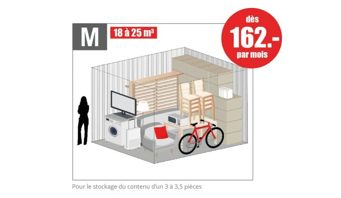 Box in affitto (Self-storage) 5 min da Yverdon - Foto 6 di 7