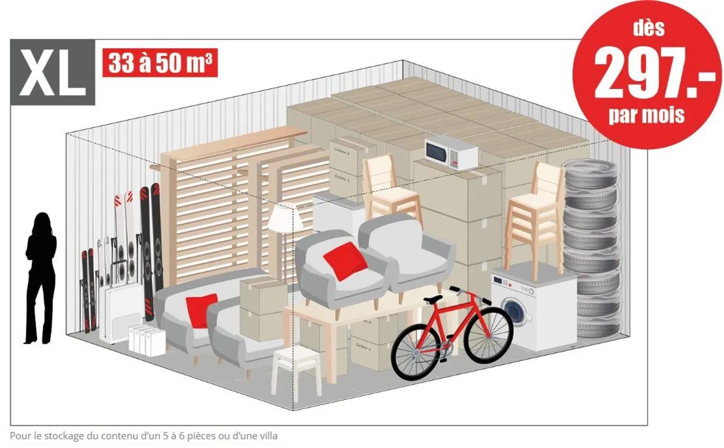 Box in affitto (Self-storage) 5 min da Yverdon - Foto 2 di 7
