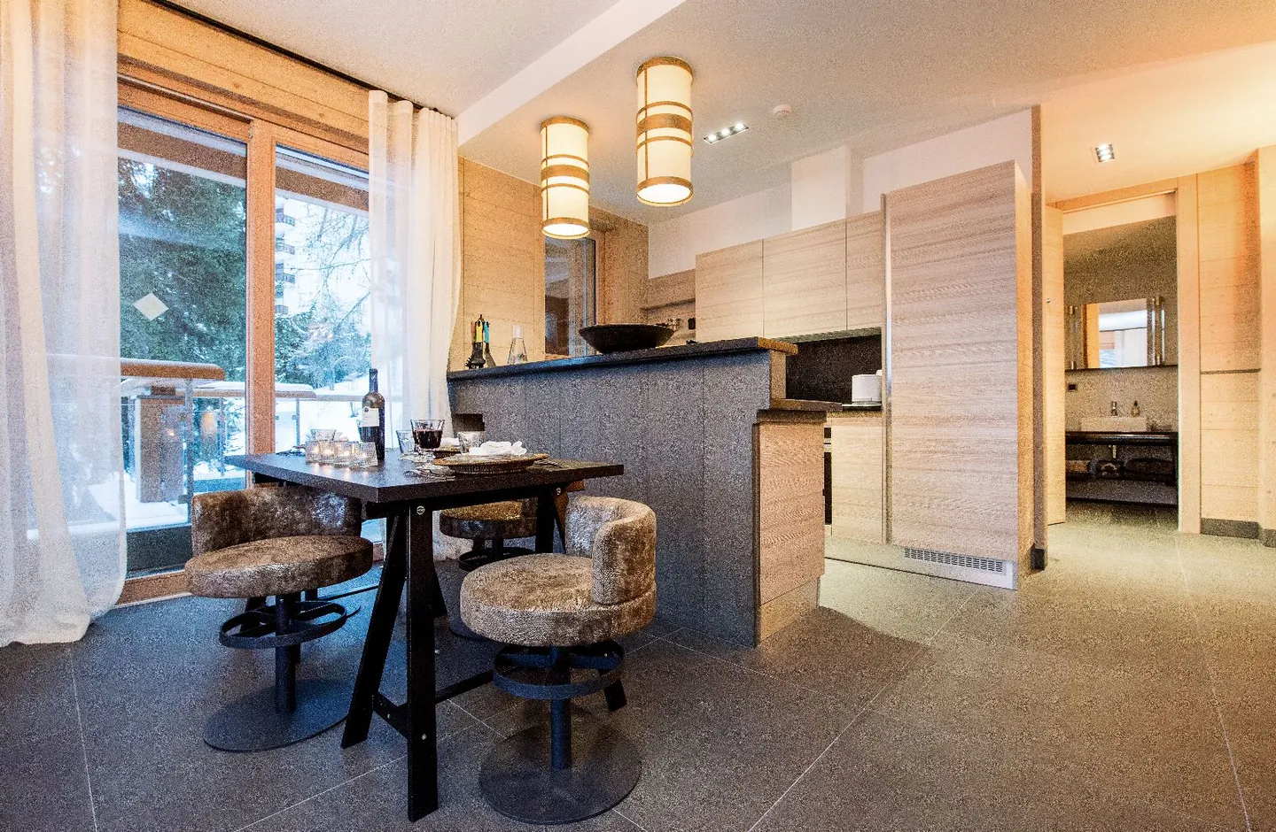 Warmes und charmantes 3,5 Zimmer für Weihnachten und Neujahr im Zentrum von Crans - Foto 4 von 12