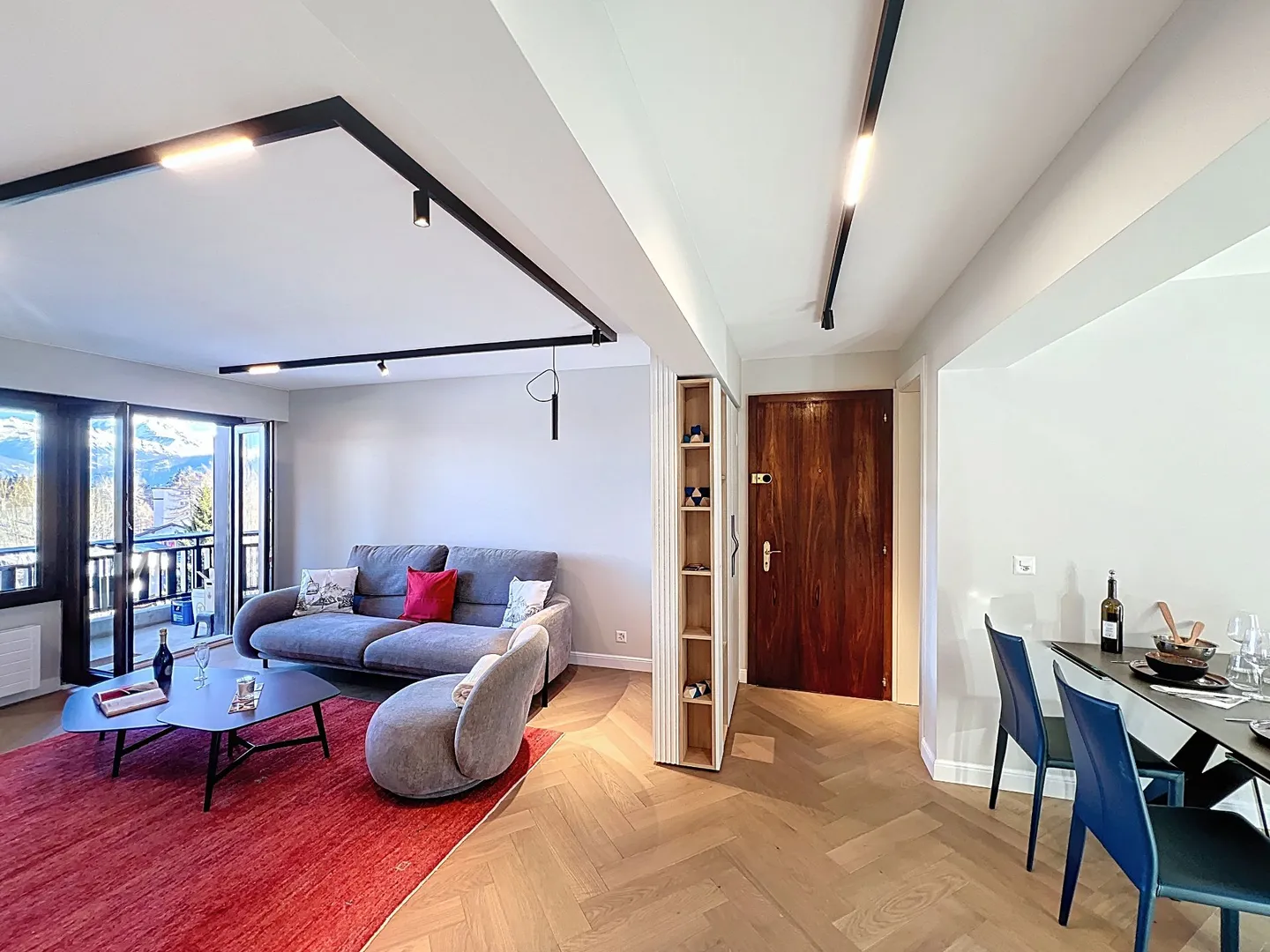 Lumineux appartement de 4,5 pièces en plein centre de Crans-Montana - Foto 1 di 12