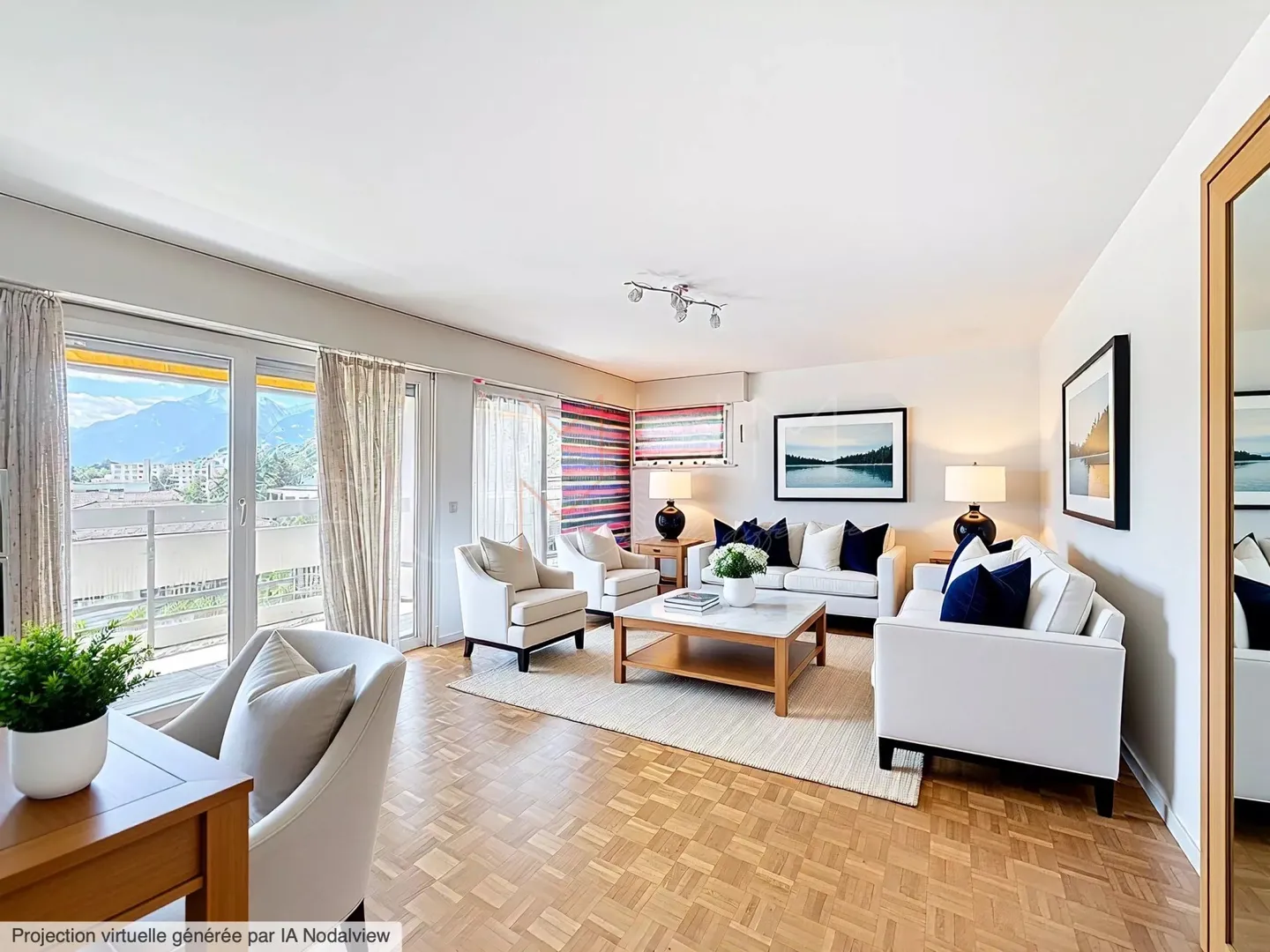 Appartement lumineux 4.5 pièces avec balcon à Sion - Foto 1 von 9