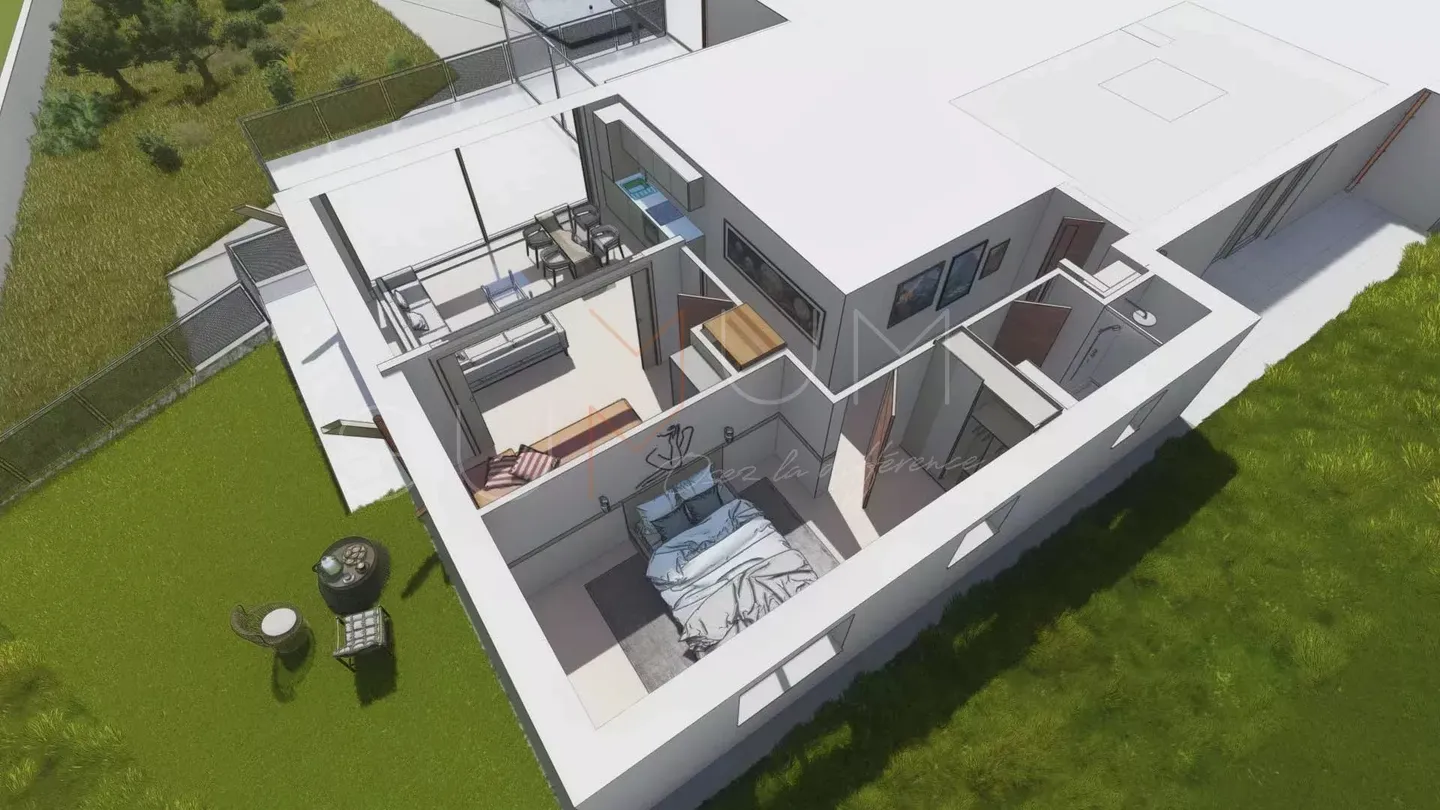 Rare - 3.5 rooms with panoramic view - Main residence - Photo 1 of 13